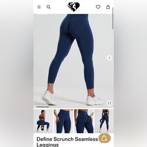 Women’s Best Define Scrunch Seamless 7/8 Leggings